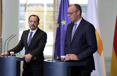 «Η Γερμανία έχει σημαντικό ρόλο να διαδραματίσει έτσι ώστε να βοηθήσει να φτάσουμε σε μια αμοιβαία επωφελή κατάσταση πραγμάτων», είπε ο κ. Χριστοδουλίδης