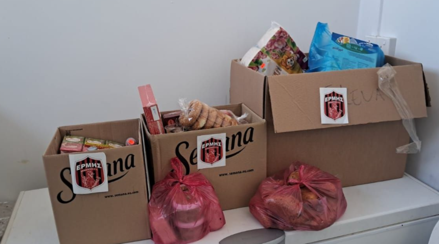 Δίπλα σε άπορες οικογένειες ο Ερμής