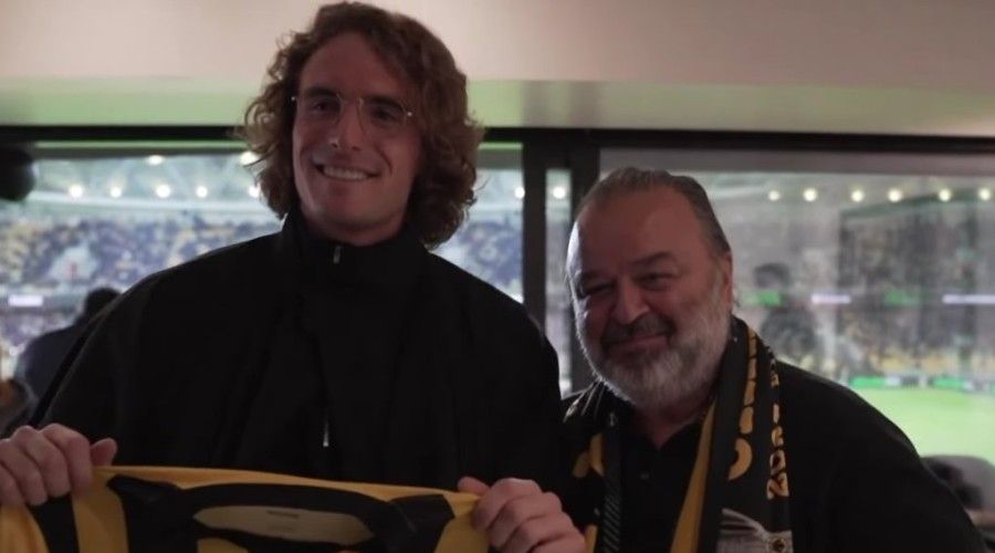 Τσιτσιπάς: «Η ΑΕΚ είναι ένας μέρος του DNA μου»