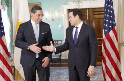 «Καλύψαμε μεγάλο αριθμό ζητημάτων, διμερών αλλά και που αφορούν την περιοχή μας, όπως η Γάζα και η Σύρια».