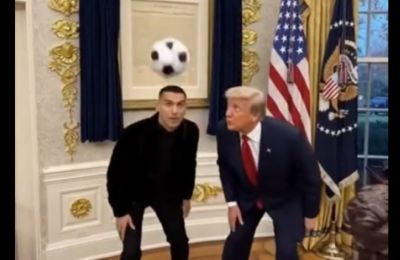 Ο Τραμπ χαρακτήρισε τον Ρονάλντο σπουδαίο τύπο, πολύ έξυπνο και χαλαρό.