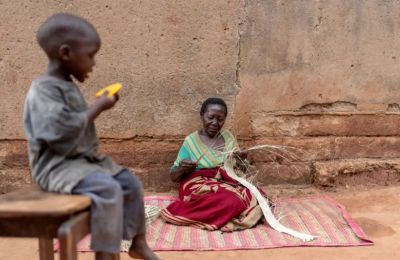 Κάτοικοι στην Ουγκάντα