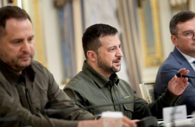 O Βολοντίμιρ Ζελένσκι και ο Αντρίι Γερμάκ 