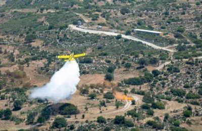 Υπό έλεγχο πυρκαγιά στις Κυβίδες, άλλη πυρκαγιά στη Δορά