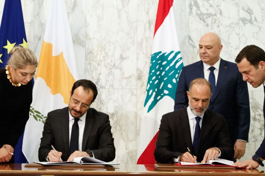 ΑΟΖ με Λίβανο και στο φόντο η Τουρκία