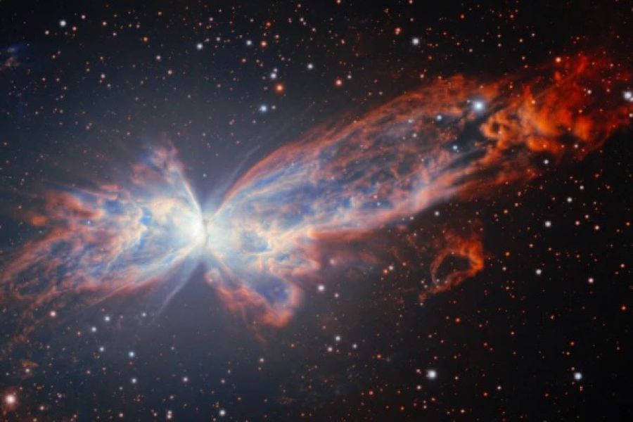 Τηλεσκόπιο απαθανατίζει κοσμική «πεταλούδα» με θερμοκρασία τους 450.00