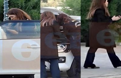 Η ηθοποιός εντοπίστηκε από την Τροχαία να έχει σταθμεύσει το αυτοκίνητό της χωρίς πινακίδες