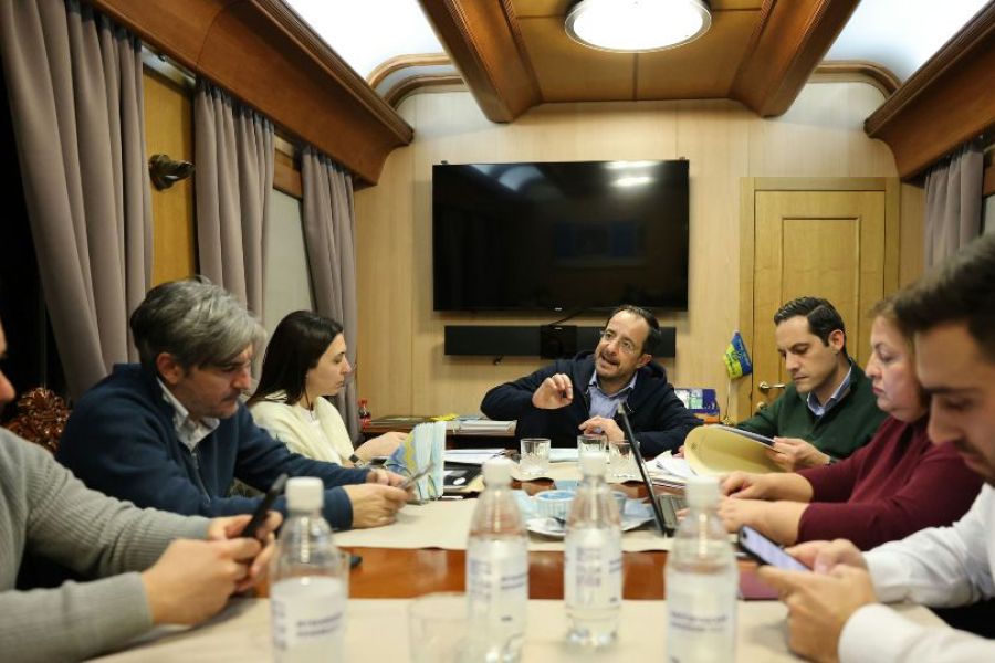 Αφίχθηκε στο Κίεβο ο Πρόεδρος Χριστοδουλίδης