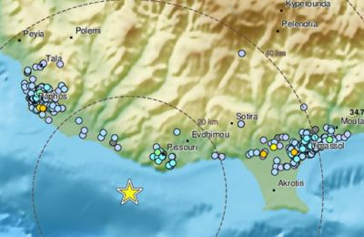 Πόσα ρίχτερ ήταν ο σεισμός που... ταρακούνησε την Κύπρο - Το επίκεντρο