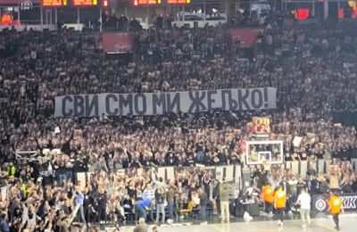 Παρτιζάν: Με πλακάτ του Ομπράντοβιτς και αποδοκιμασίες 