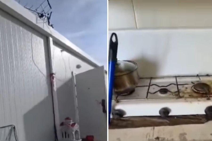 19χρονος ζει μόνος σε λυόμενο χωρίς παροχή νερού ή ρεύματος