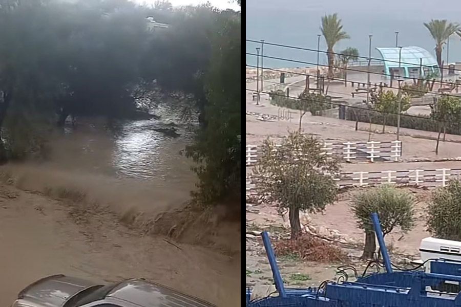 «Βούλιαξε» η Πόλη Χρυσοχούς από την κακοκαιρία – Σε επιφυλακή ο Δήμος