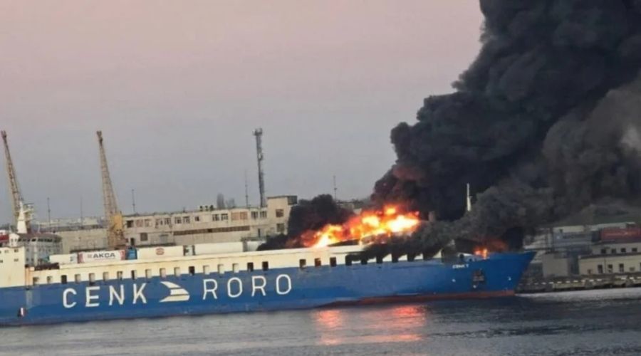 Ρωσικό drone έπληξε εμπορικό πλοίο τουρκικής ιδιοκτησίας στη Μαύρη Θάλασσα