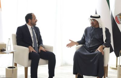 «Κατά την παραμονή του στην Κύπρο, ο Πρόεδρος των ΗΑΕ θα έχει κατ’ ιδίαν συνάντηση με τον Πρόεδρο της Δημοκρατίας και θα ακολουθήσουν διευρυμένες συνομιλίες των αντιπροσωπειών»