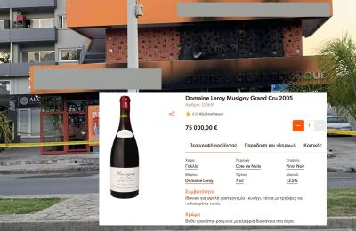 Η κάβα που δέχθηκε εμπρηστική επίθεση απευθύνονταν σε πολύ εύπορους πελάτες