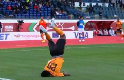 Πανηγύρισε... τρώγοντας τα μούτρα του  