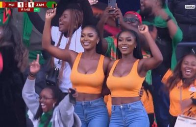 Οι δύο όμορφες φίλαθλοι της Ζάμπια που έγιναν viral