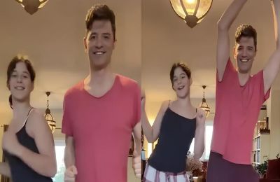 Στο βίντεο που δημοσίευσε ο Σάκης Ρουβάς, βλέπουμε να πρωταγωνιστεί ο ίδιος αλλά και η μικρή του κόρη