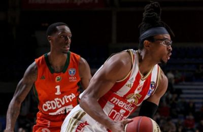 O Ερυθρός Αστέρας κατέβαλε την Τσεντεβίτα Ολίμπια με σκορ 97-77 