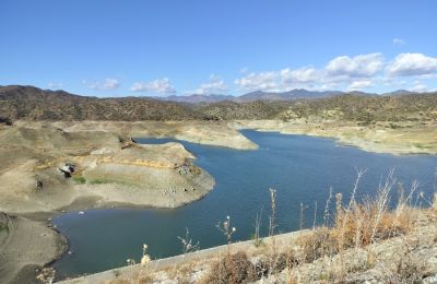 Το νερό στο φράγμα της Καλαβασού καλύπτει το 9,4% της πληρότητας (Φωτογραφία: Καιρόφιλοι Κύπρου 29/12)