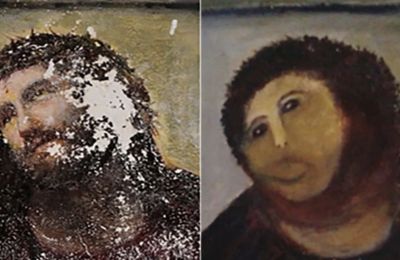 Η Χιμένεθ είχε προκαλέσει ιλαρότητα στο διαδίκτυο λόγω της «πρωτότυπης» δουλειάς της: τα μαλλιά του Ιησού θύμιζαν περισσότερο τρίχωμα πιθήκου