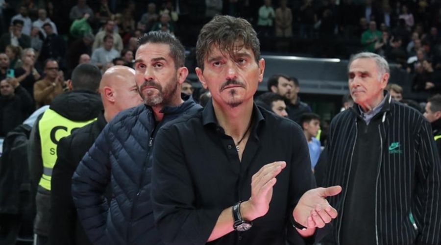 Στην προπόνηση του Παναθηναϊκού ο Δημήτρης Γιαννακόπουλος