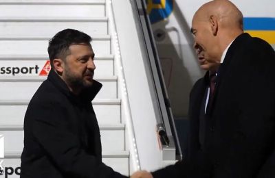 Στην Κύπρο ο Ζελένσκι - Βλέπει Χριστοδουλίδη και Αρχιεπίσκοπο (βίντεο)