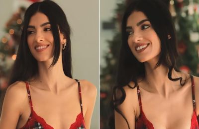 Η ίδια δείχνει ιδιαίτερα χαρούμενη και ανανεωμένη