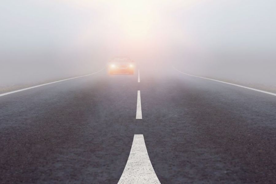 Πυκνή ομίχλη στην περιοχή Τροόδους