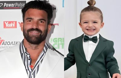 Επίσης, ο επιχειρηματίας και μοντέλο έστειλε και δημόσιες τρυφερές ευχές στον μικρούλη