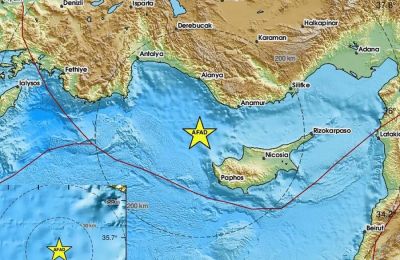 Σεισμός τα ξημερώματα στην Κύπρο - Πού ήταν το επίκεντρο 