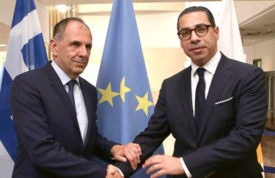 «Η Κύπρος διαχρονικά αποτελεί το πιο σημαντικό στοιχείο της ελληνικής εξωτερικής πολιτικής, τη μείζονα προτεραιότητα», ανέφερε ο Γιώργος Γεραπετρίτης