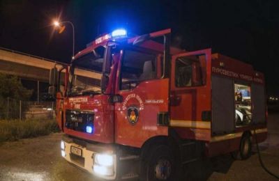 Στις φλόγες μάντρα οχημάτων στην Πάφο