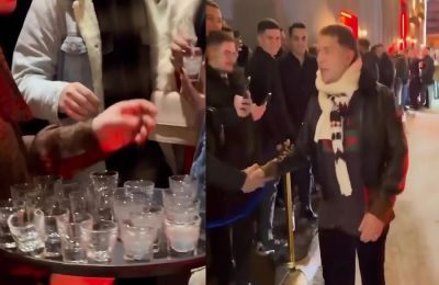 Χαιρετούσε τον κόσμο και έδειχνε ιδιαίτερα ευδιάθετος