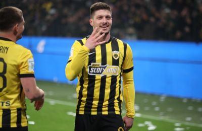 Τεσσάρα της ΑΕΚ στον ΠΑΟ με καρέ του Γιόβιτς! (vid)