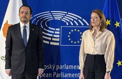 Τον Πρόεδρο Χριστοδουλίδη υποδέχθηκε η Μέτσολα