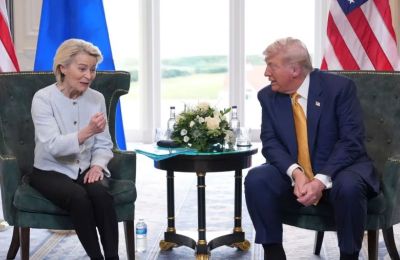 H Φον ντερ Λάιεν στο Νταβός