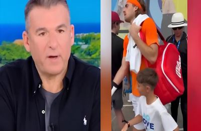 Βίντεο δείχνει τον Στέφανο Τσιτσιπά να αγνοεί μικρό φίλαθλο που του ζήτησε αυτόγραφο, με το πάνελ του Πρωινού να σχολιάζει έντονα το περιστατικό