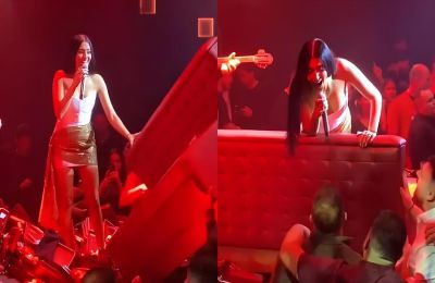 «Μετακομίσεις κάνουμε», είπε με χιούμορ η τραγουδίστρια