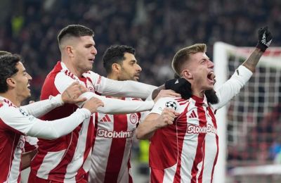 Η είσοδος στο Ολυμπιακός-Λεβερκούζεν (vid)