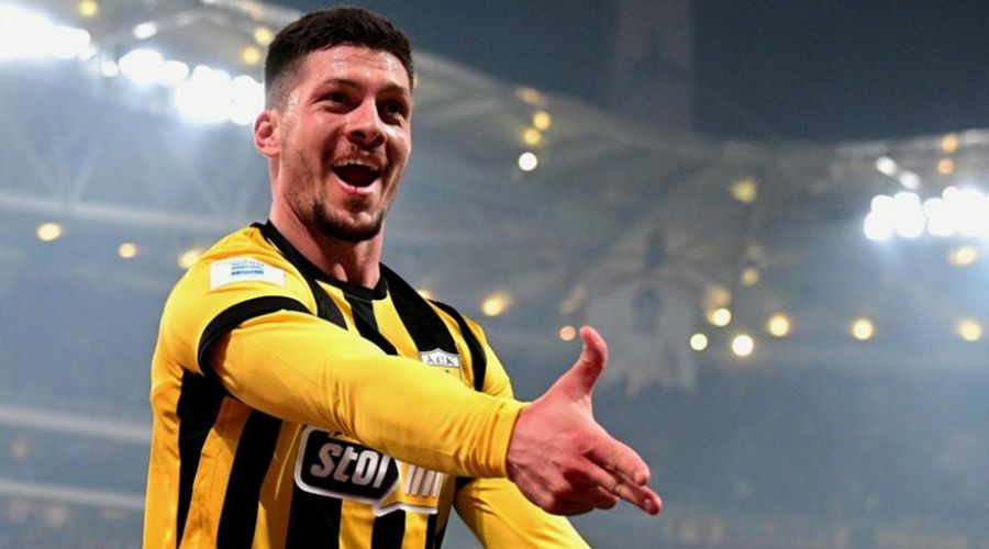 Τρίτη καλύτερη επίδοση φορ στην ιστορία της ΑΕΚ ο Γιόβιτς