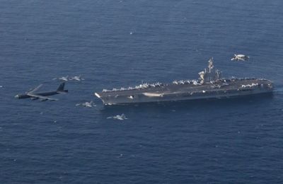 «Έχουμε μεγάλη αρμάδα κοντά στο Ιράν. Μεγαλύτερη απ’ ό,τι στη Βενεζουέλα»