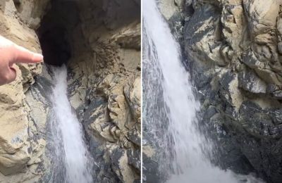 Μυστικός καταρράκτης στην Κύπρο κυλά μέσα από τούνελ 200 μέτρων -VIDEO