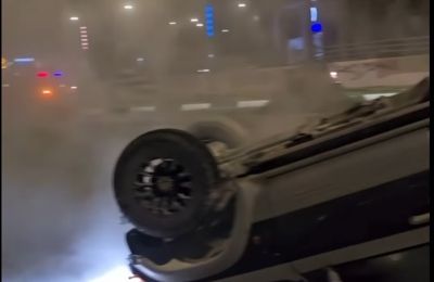 Συγκλονιστικό τροχαίο στη Λάρνακα: Ανατράπηκε όχημα (ΒΙΝΤΕΟ)