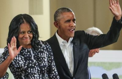 Το ζεύγος Ομπάμα με μορφή πιθήκων σε βίντεο του Τραμπ - Το κατέβασαν