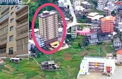 Οικογένεια στην Κίνα χρειάστηκε ν κτίσει 15οφορο κτίριο μόνο για τα μέλη της