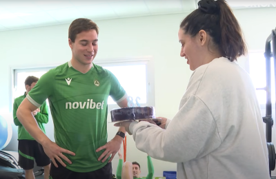 Ομόνοια: Προπόνηση και... τούρτα στον Άιτινγκ (vid)