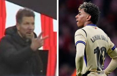 Χλεύασε τον Λαμίν Γιαμάλ ο Σιμεόνε, δείχνοντάς του τρία δάχτυλα