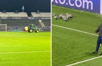 Έξαλλοι στην Ίντερ με τον αγωνιστικό χώρο στο γήπεδο της Μπόντο