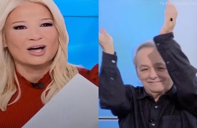 Ο παρουσιαστής δεν έκρυψε το κέφι του όταν ακούστηκε το «Λογαριασμός», με τη Φαίη Σκορδά να τον ενθαρρύνει